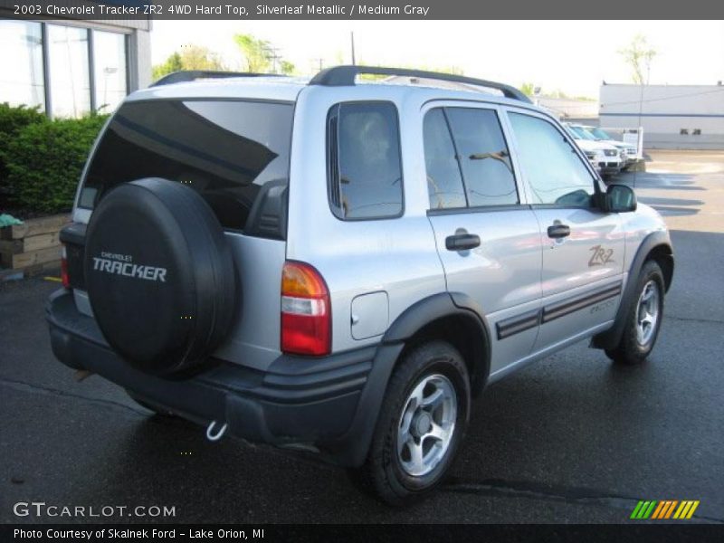 Silverleaf Metallic / Medium Gray 2003 Chevrolet Tracker ZR2 4WD Hard Top
