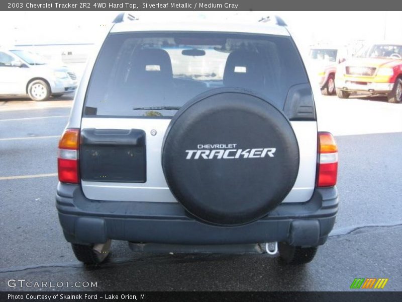 Silverleaf Metallic / Medium Gray 2003 Chevrolet Tracker ZR2 4WD Hard Top