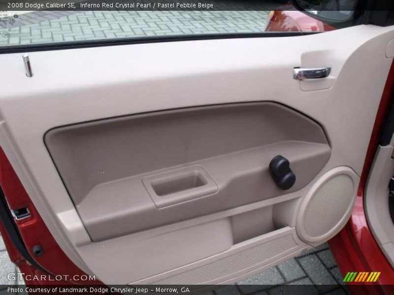 Inferno Red Crystal Pearl / Pastel Pebble Beige 2008 Dodge Caliber SE
