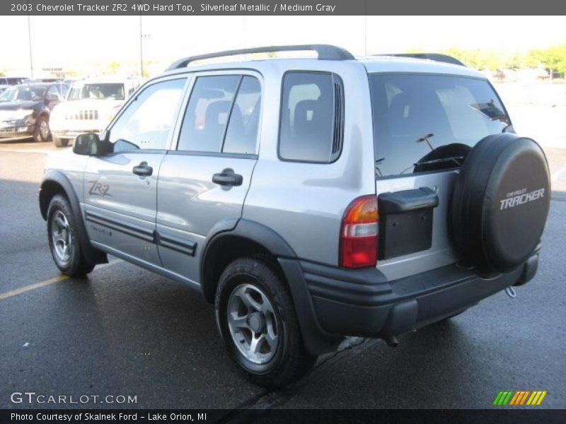 Silverleaf Metallic / Medium Gray 2003 Chevrolet Tracker ZR2 4WD Hard Top