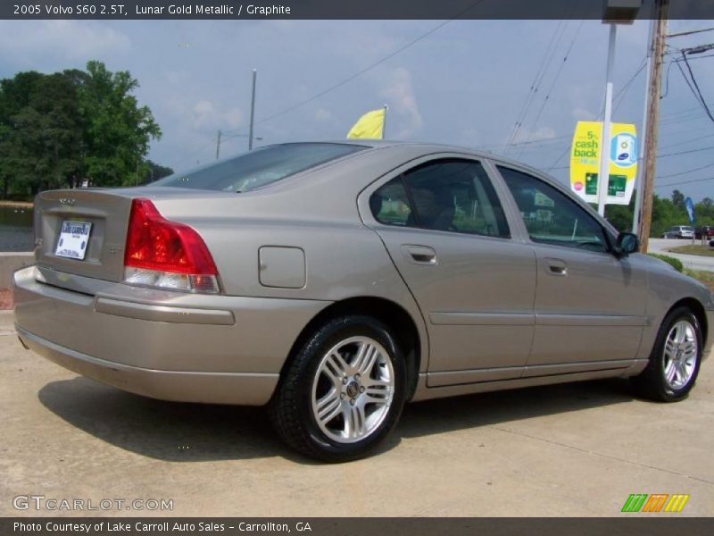 Lunar Gold Metallic / Graphite 2005 Volvo S60 2.5T