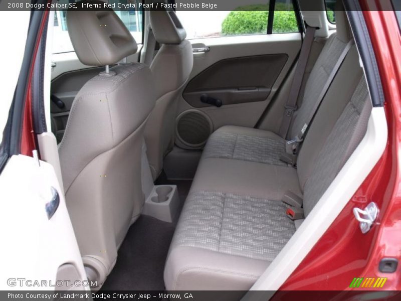 Inferno Red Crystal Pearl / Pastel Pebble Beige 2008 Dodge Caliber SE