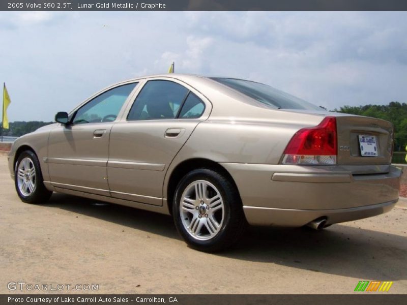 Lunar Gold Metallic / Graphite 2005 Volvo S60 2.5T