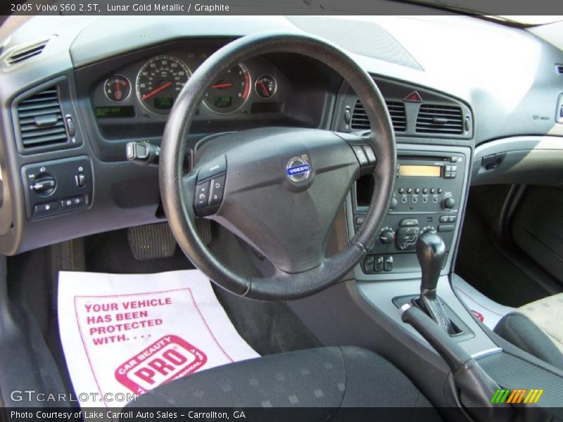 Lunar Gold Metallic / Graphite 2005 Volvo S60 2.5T