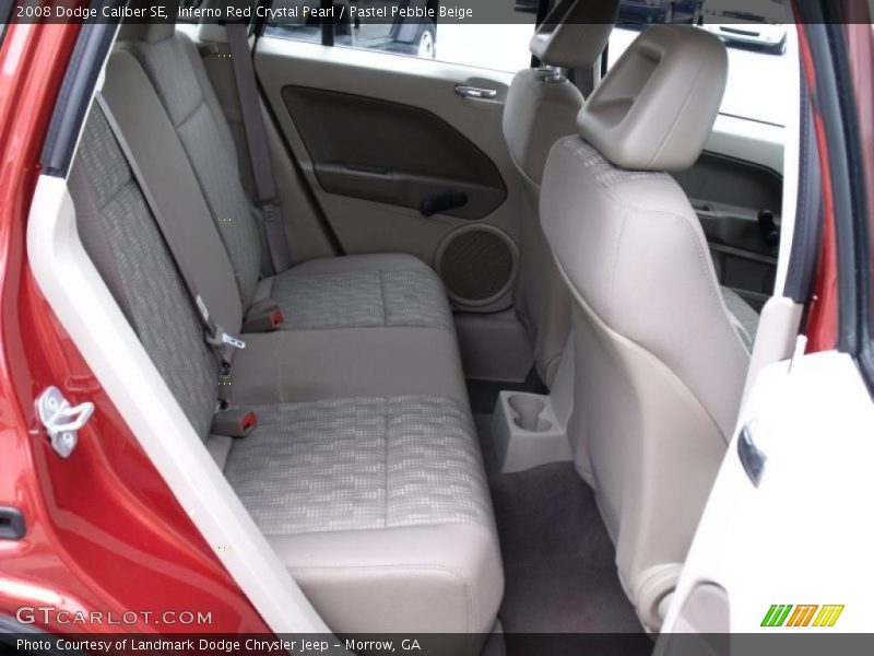 Inferno Red Crystal Pearl / Pastel Pebble Beige 2008 Dodge Caliber SE