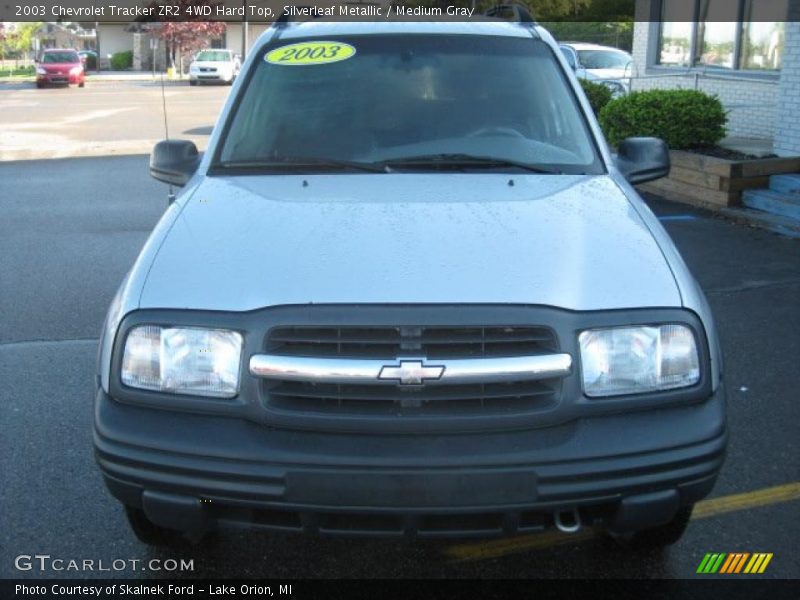 Silverleaf Metallic / Medium Gray 2003 Chevrolet Tracker ZR2 4WD Hard Top