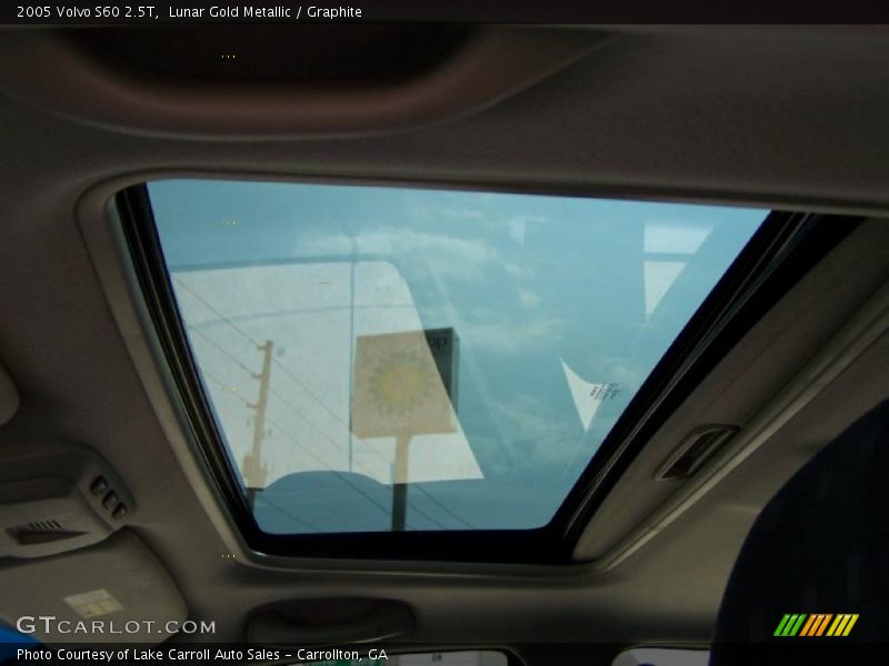 Lunar Gold Metallic / Graphite 2005 Volvo S60 2.5T