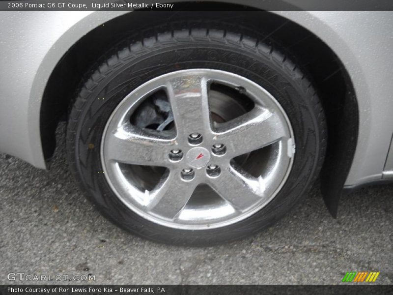 Liquid Silver Metallic / Ebony 2006 Pontiac G6 GT Coupe