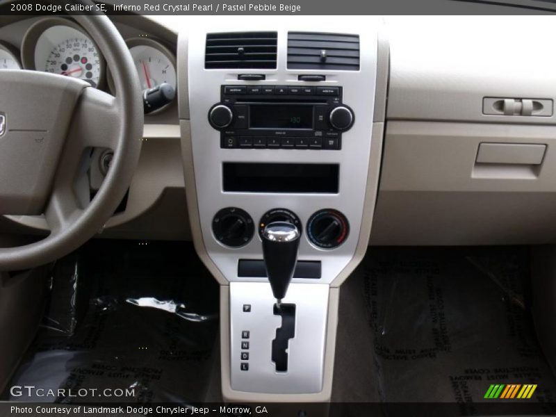 Inferno Red Crystal Pearl / Pastel Pebble Beige 2008 Dodge Caliber SE
