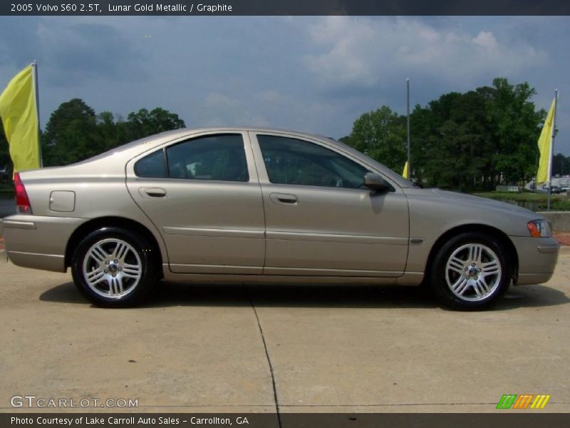 Lunar Gold Metallic / Graphite 2005 Volvo S60 2.5T