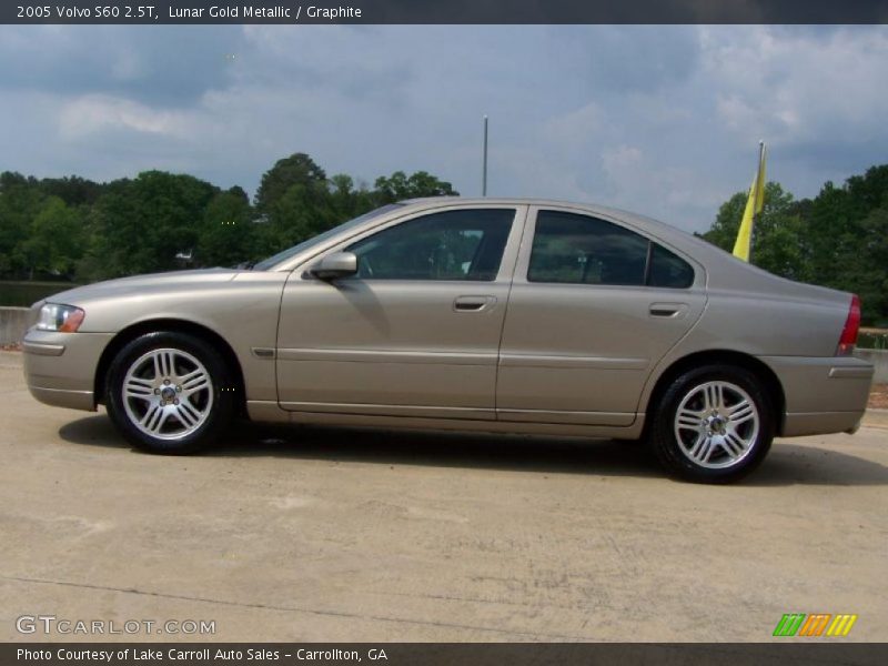 Lunar Gold Metallic / Graphite 2005 Volvo S60 2.5T