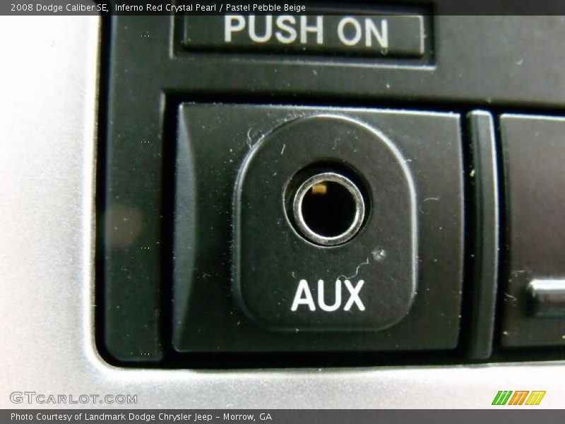 Inferno Red Crystal Pearl / Pastel Pebble Beige 2008 Dodge Caliber SE