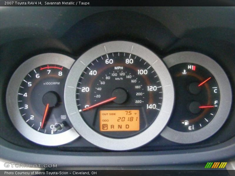 Savannah Metallic / Taupe 2007 Toyota RAV4 I4