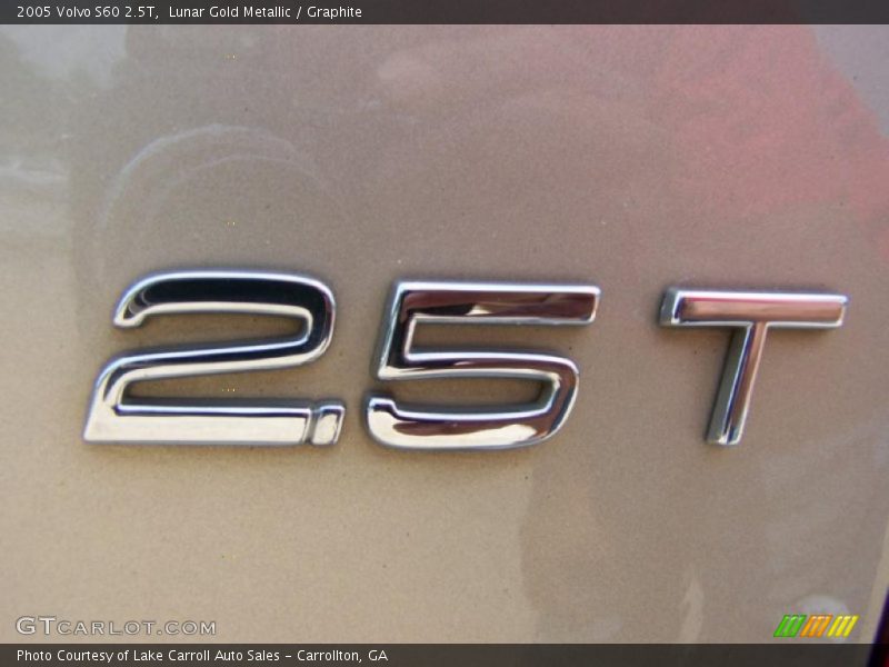 Lunar Gold Metallic / Graphite 2005 Volvo S60 2.5T