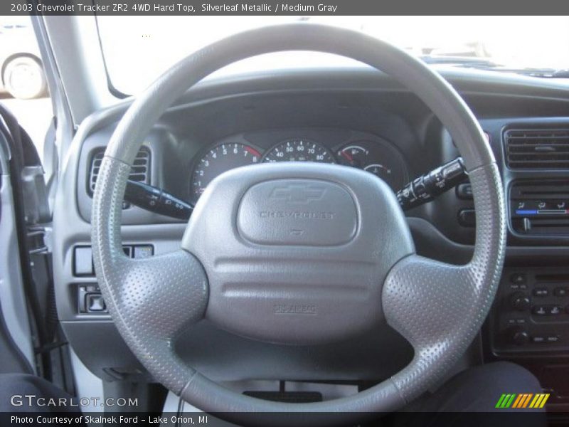 Silverleaf Metallic / Medium Gray 2003 Chevrolet Tracker ZR2 4WD Hard Top