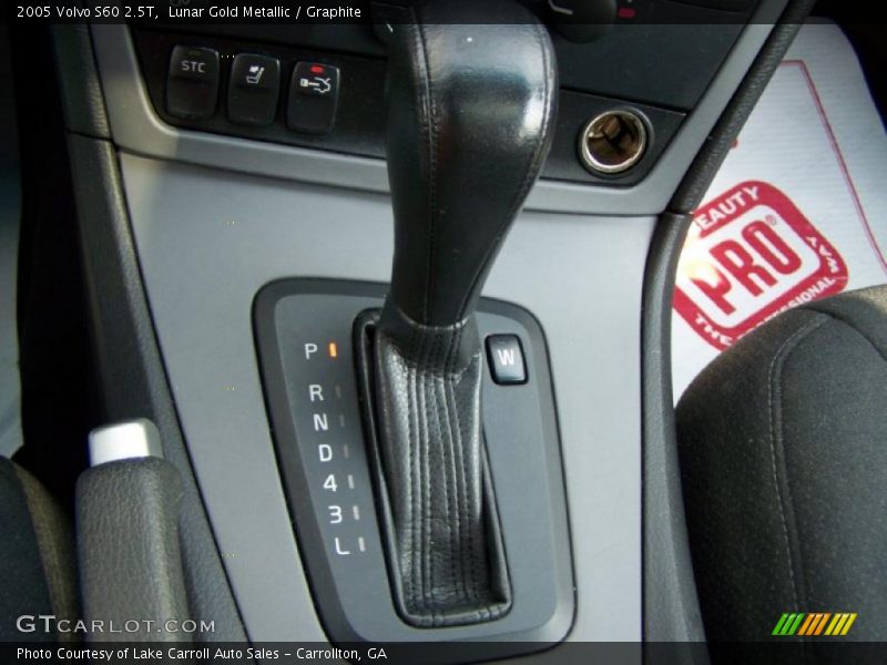 Lunar Gold Metallic / Graphite 2005 Volvo S60 2.5T