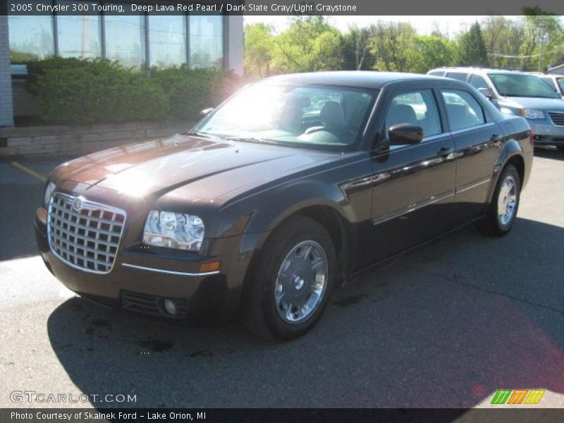 Deep Lava Red Pearl / Dark Slate Gray/Light Graystone 2005 Chrysler 300 Touring