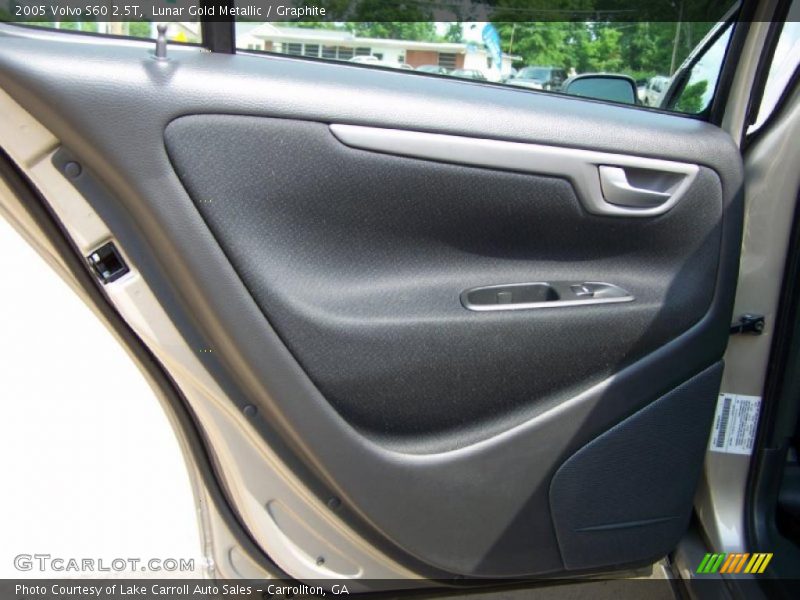 Lunar Gold Metallic / Graphite 2005 Volvo S60 2.5T