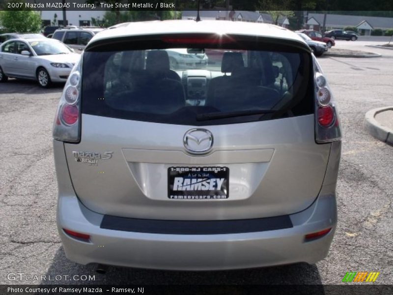 True Silver Metallic / Black 2007 Mazda MAZDA5 Touring
