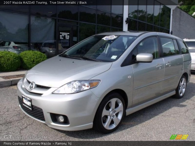 True Silver Metallic / Black 2007 Mazda MAZDA5 Touring