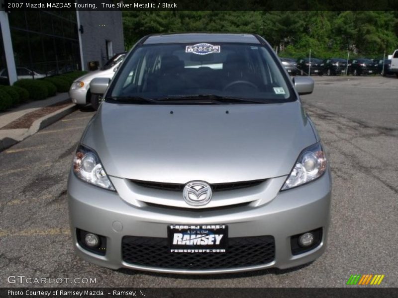 True Silver Metallic / Black 2007 Mazda MAZDA5 Touring