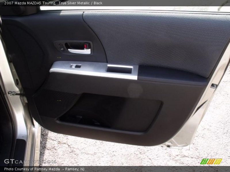 True Silver Metallic / Black 2007 Mazda MAZDA5 Touring