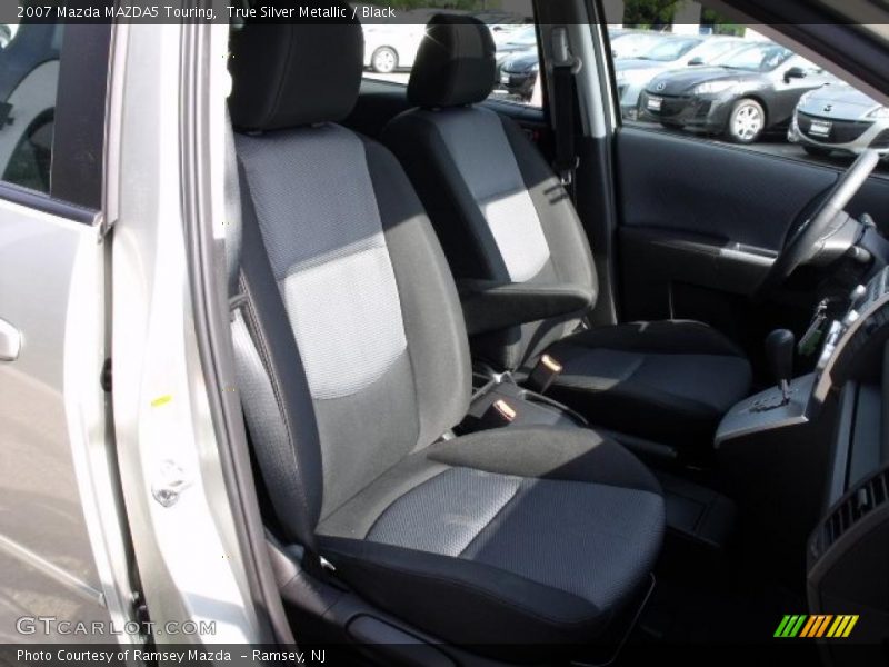 True Silver Metallic / Black 2007 Mazda MAZDA5 Touring