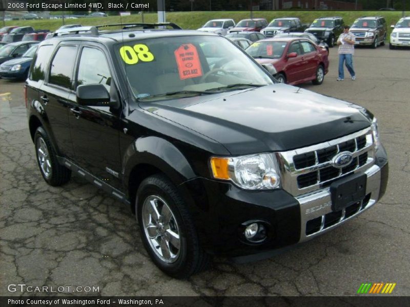 Black / Camel 2008 Ford Escape Limited 4WD