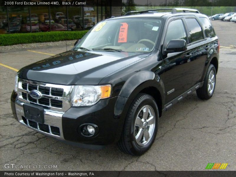 Black / Camel 2008 Ford Escape Limited 4WD