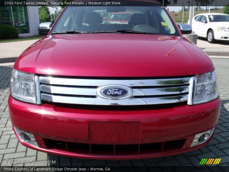Sangria Red Metallic / Medium Light Stone 2009 Ford Taurus Limited