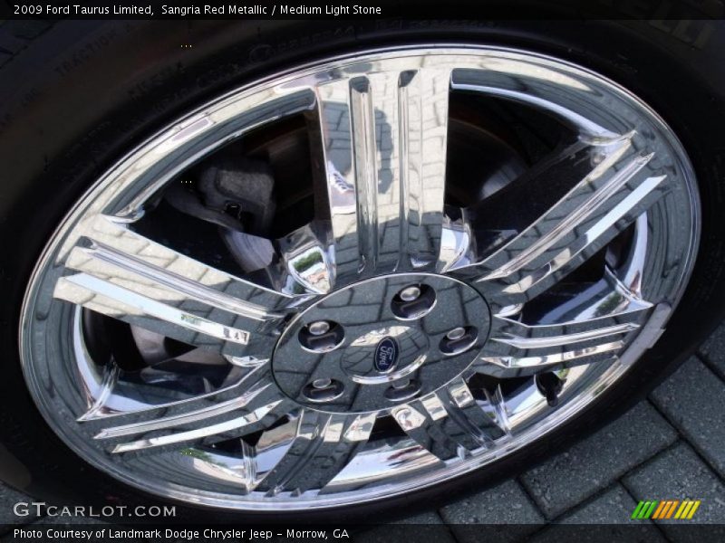 Sangria Red Metallic / Medium Light Stone 2009 Ford Taurus Limited