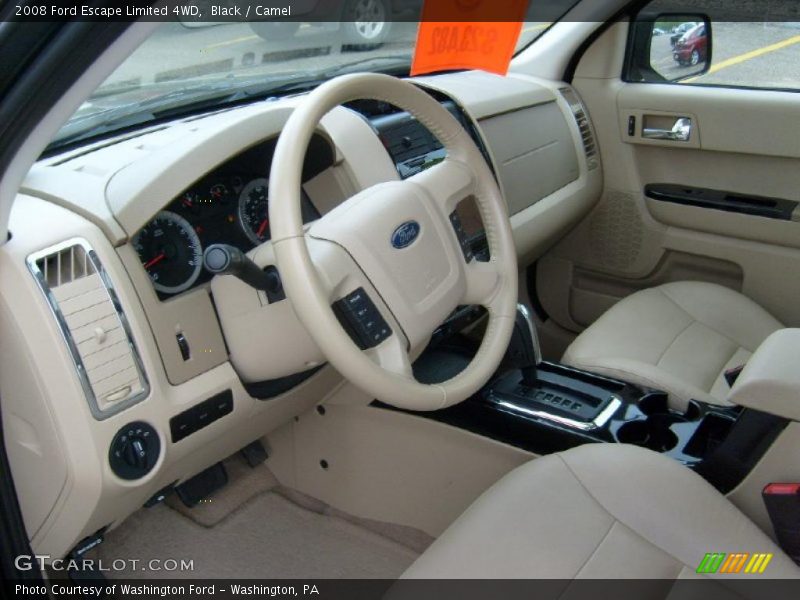 Black / Camel 2008 Ford Escape Limited 4WD