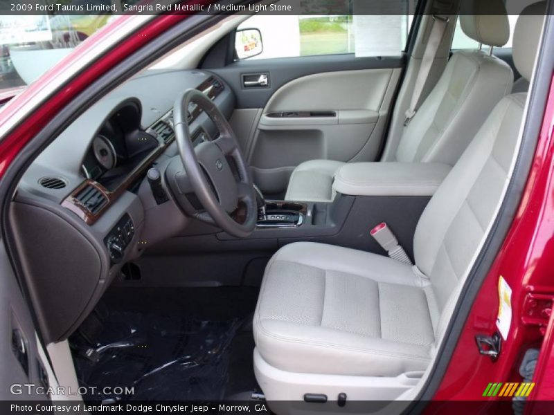 Sangria Red Metallic / Medium Light Stone 2009 Ford Taurus Limited