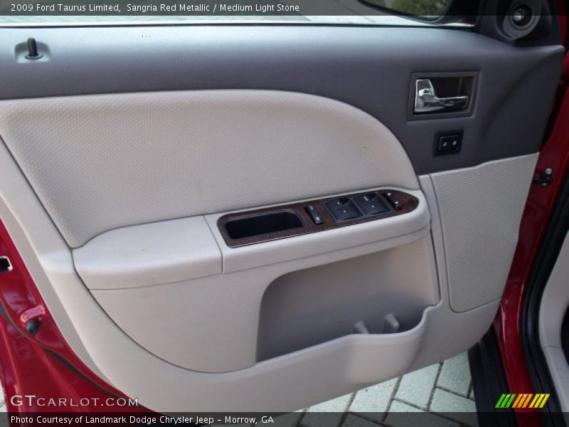 Sangria Red Metallic / Medium Light Stone 2009 Ford Taurus Limited