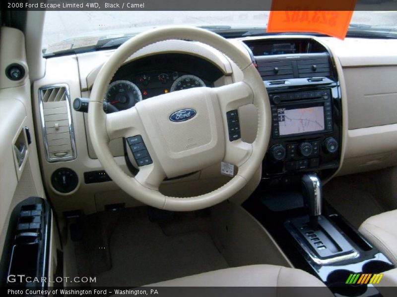 Black / Camel 2008 Ford Escape Limited 4WD