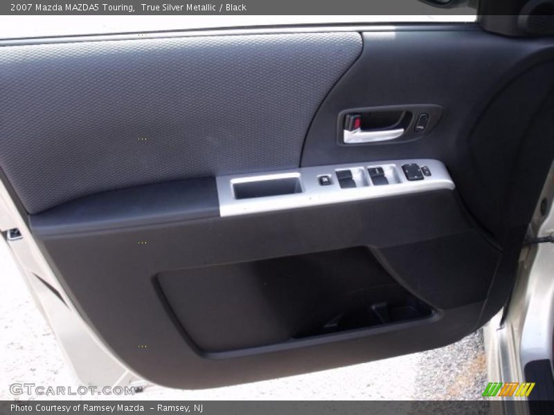 True Silver Metallic / Black 2007 Mazda MAZDA5 Touring