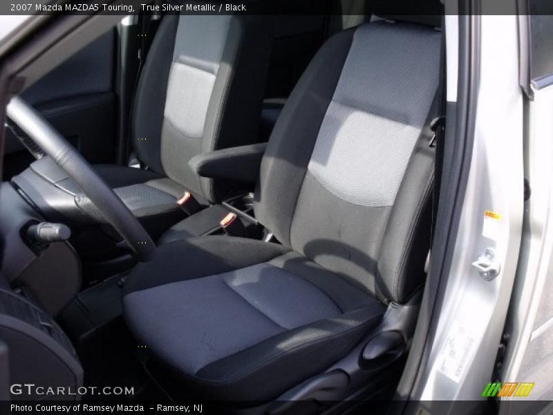 True Silver Metallic / Black 2007 Mazda MAZDA5 Touring