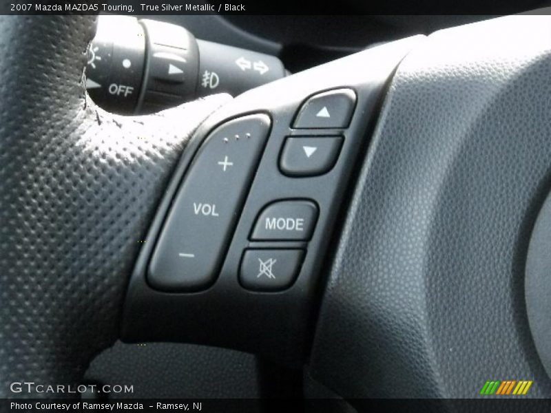 True Silver Metallic / Black 2007 Mazda MAZDA5 Touring