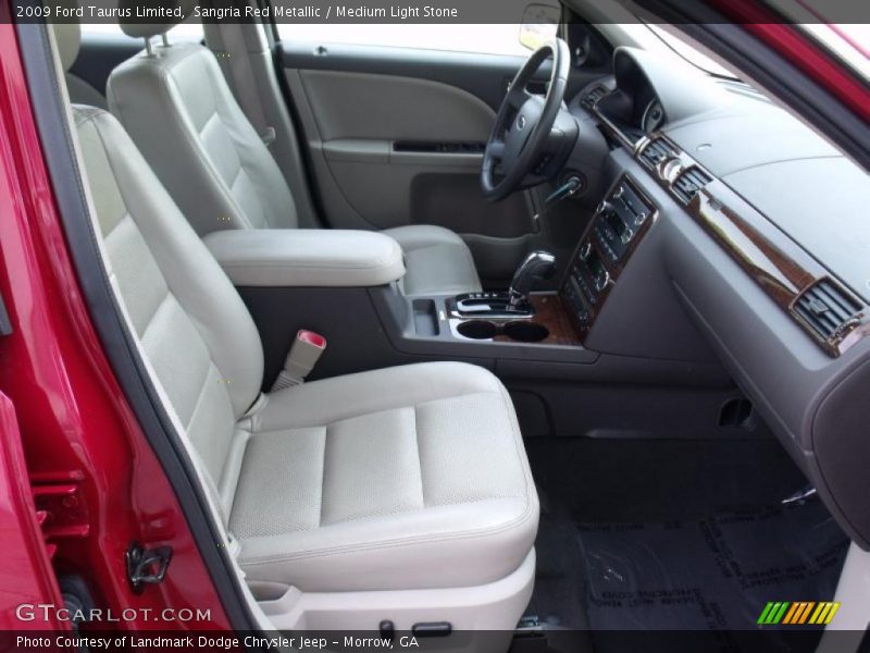 Sangria Red Metallic / Medium Light Stone 2009 Ford Taurus Limited