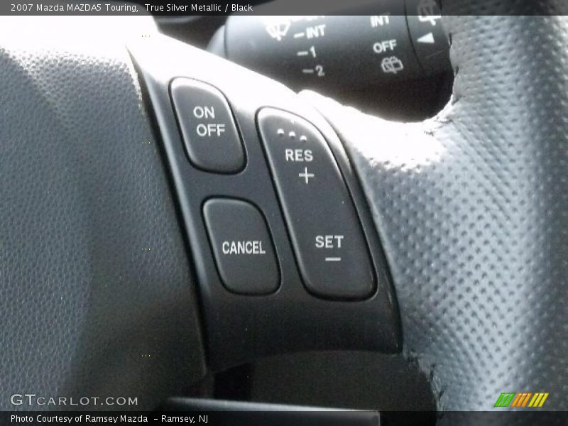 True Silver Metallic / Black 2007 Mazda MAZDA5 Touring