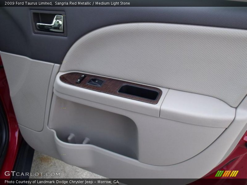 Sangria Red Metallic / Medium Light Stone 2009 Ford Taurus Limited