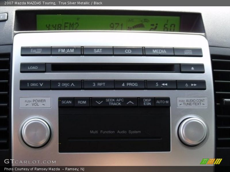 True Silver Metallic / Black 2007 Mazda MAZDA5 Touring