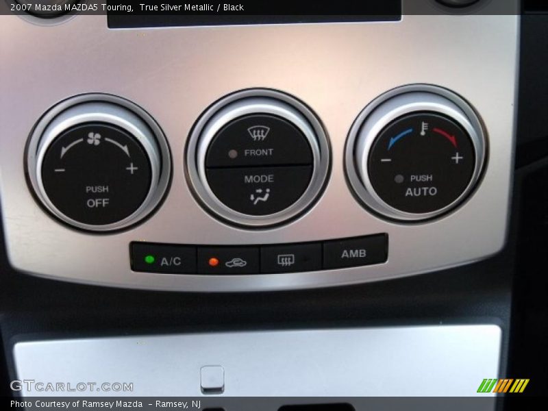 True Silver Metallic / Black 2007 Mazda MAZDA5 Touring