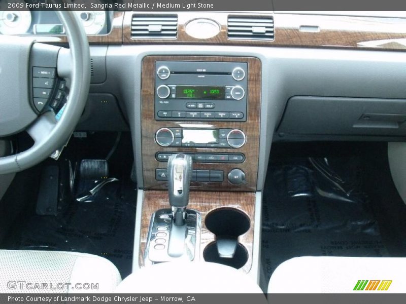 Sangria Red Metallic / Medium Light Stone 2009 Ford Taurus Limited