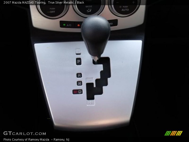 True Silver Metallic / Black 2007 Mazda MAZDA5 Touring