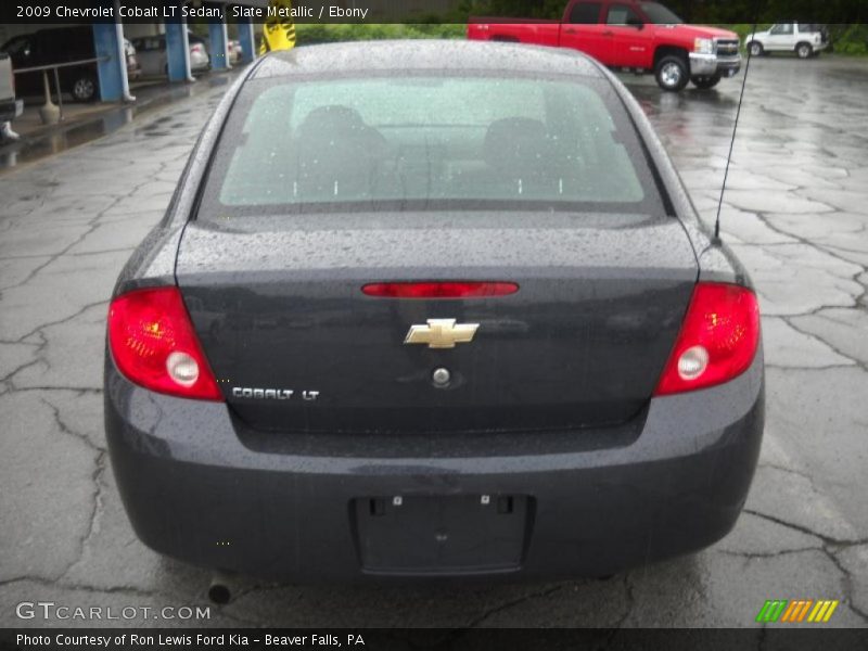 Slate Metallic / Ebony 2009 Chevrolet Cobalt LT Sedan