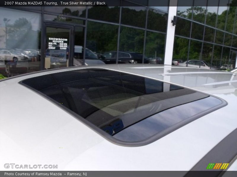 True Silver Metallic / Black 2007 Mazda MAZDA5 Touring