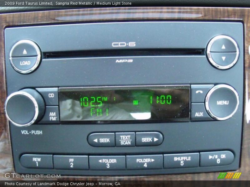 Sangria Red Metallic / Medium Light Stone 2009 Ford Taurus Limited