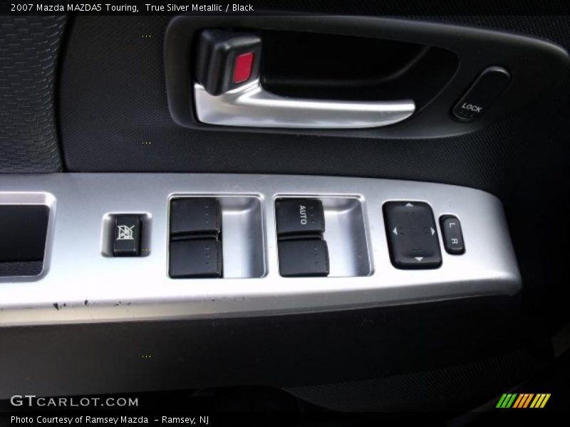 True Silver Metallic / Black 2007 Mazda MAZDA5 Touring