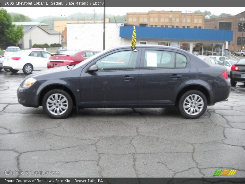 Slate Metallic / Ebony 2009 Chevrolet Cobalt LT Sedan
